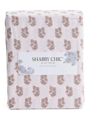 SHABBY CHIC Cotton Floral Sheet Set